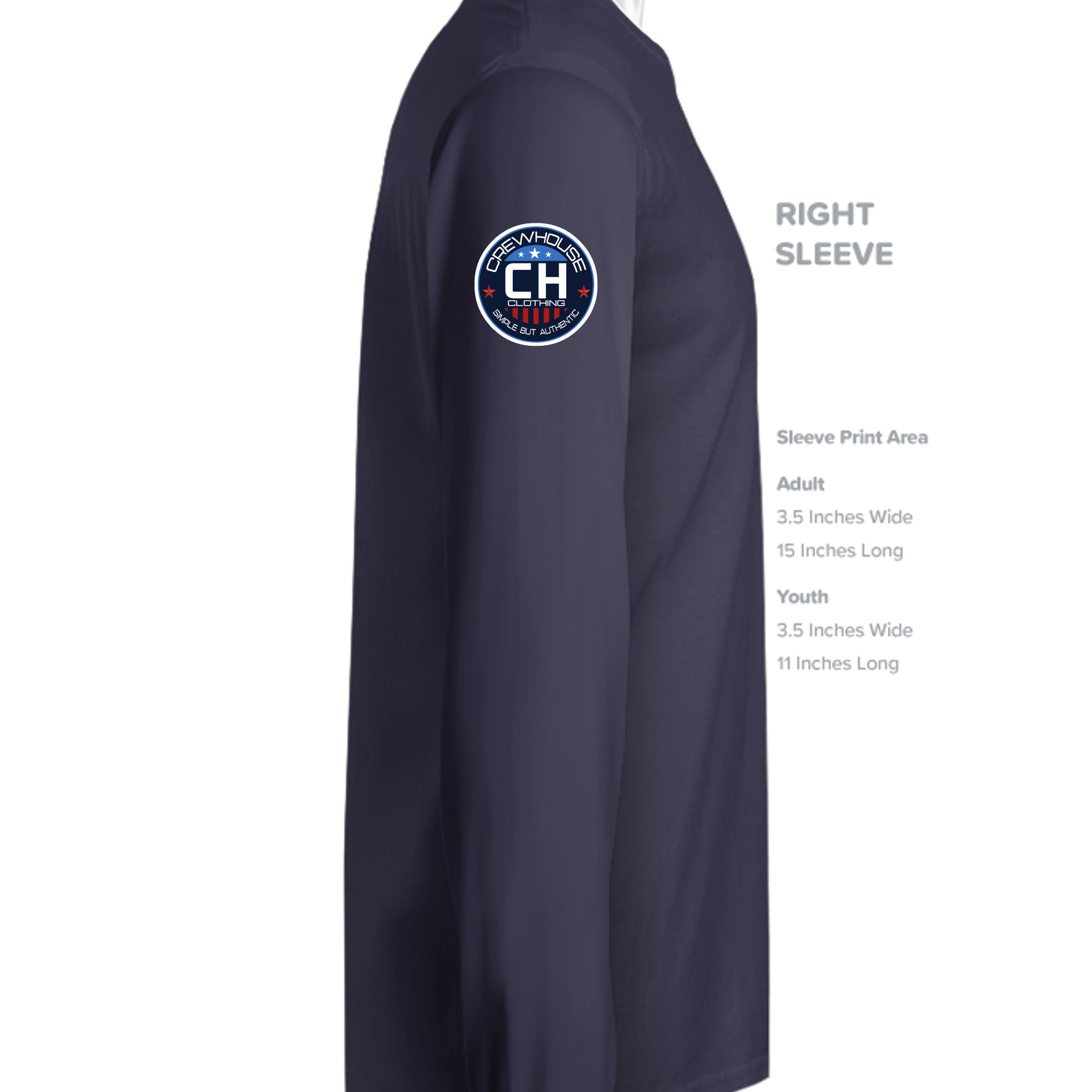 True Navy - ST358 - SLEEVE_RIGHT
