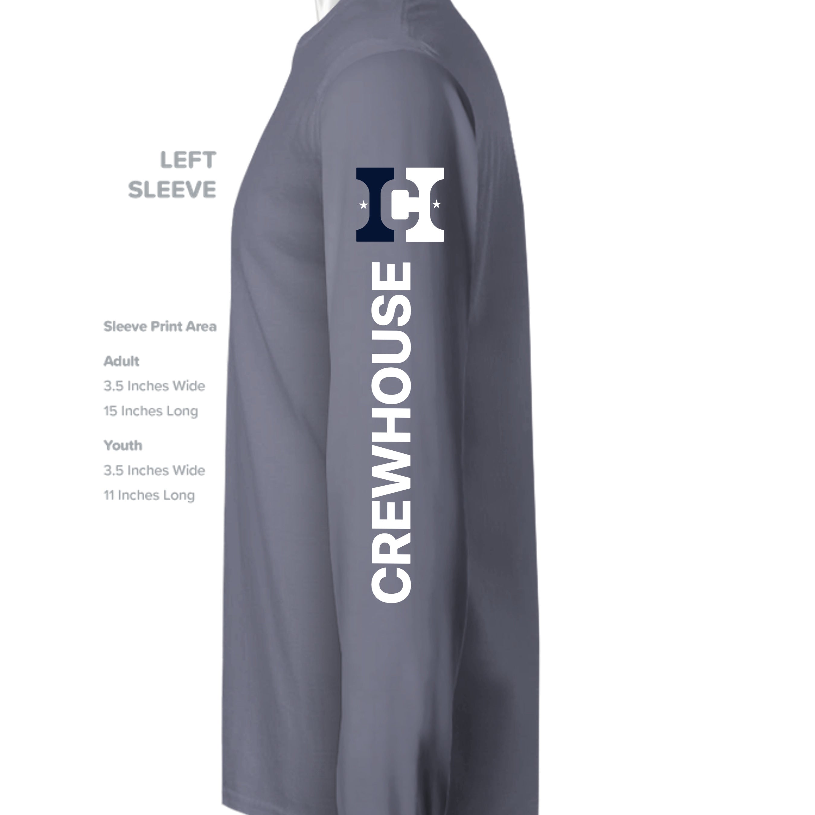 True Navy Hthr - ST406 - SLEEVE_LEFT